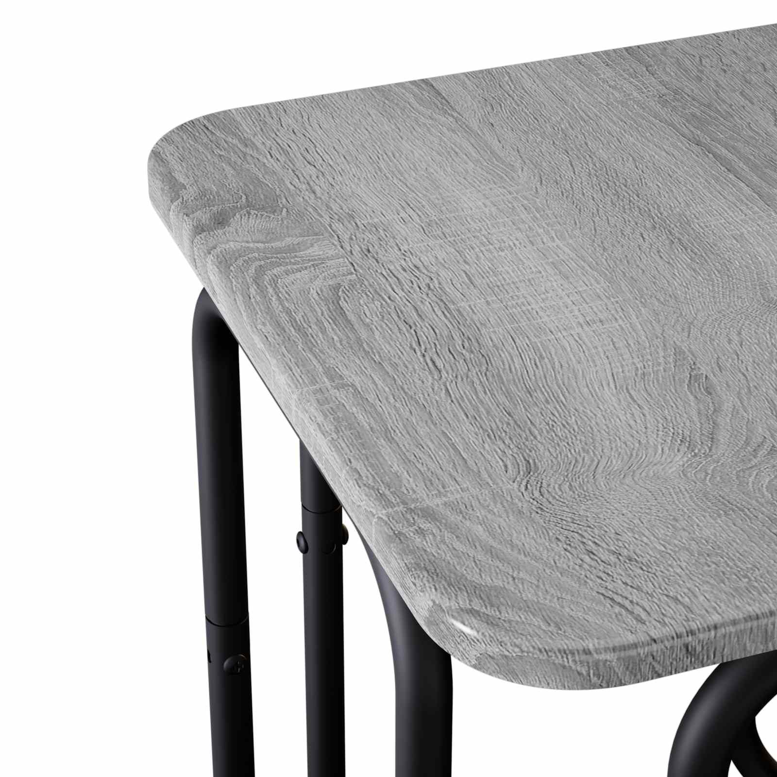 Salontafel Grijs Sonoma 40 x 40 x 45 cm Bewerkt hout