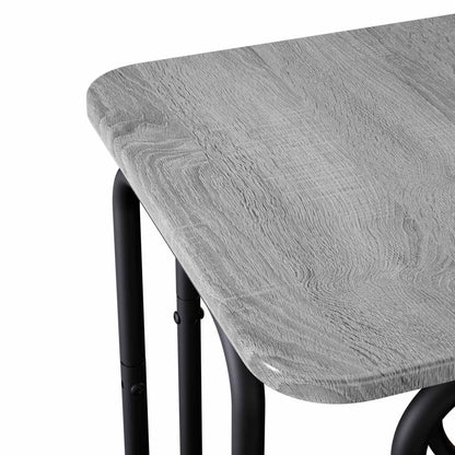 Salontafel Grijs Sonoma 40 x 40 x 45 cm Bewerkt hout