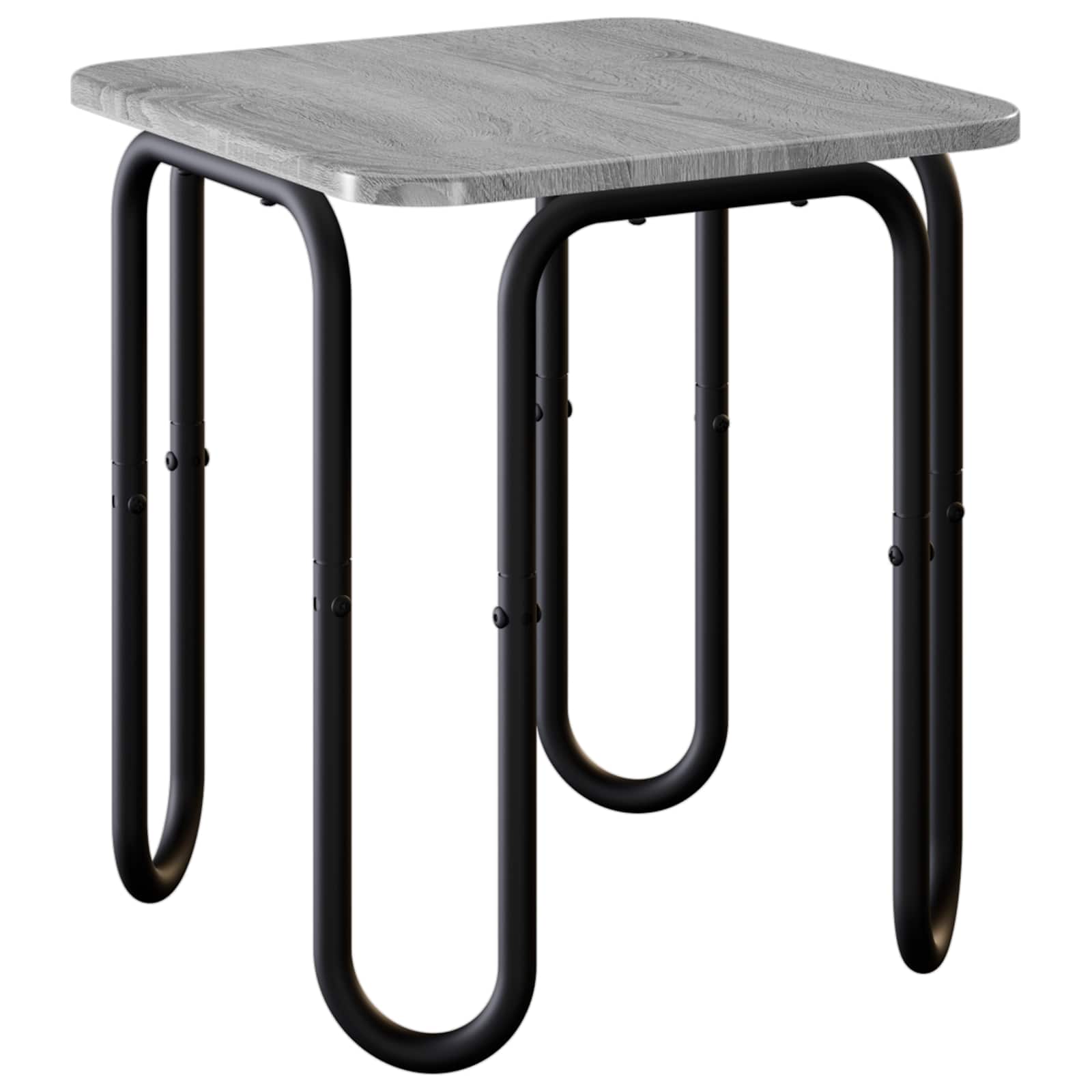 Salontafel Grijs Sonoma 40 x 40 x 45 cm Bewerkt hout