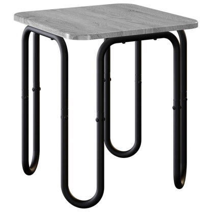 Salontafel Grijs Sonoma 40 x 40 x 45 cm Bewerkt hout