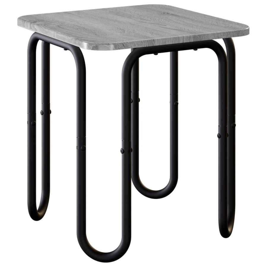 Salontafel Grijs Sonoma 40 x 40 x 45 cm Bewerkt hout