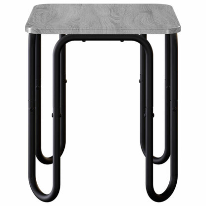 Salontafel Grijs Sonoma 40 x 40 x 45 cm Bewerkt hout