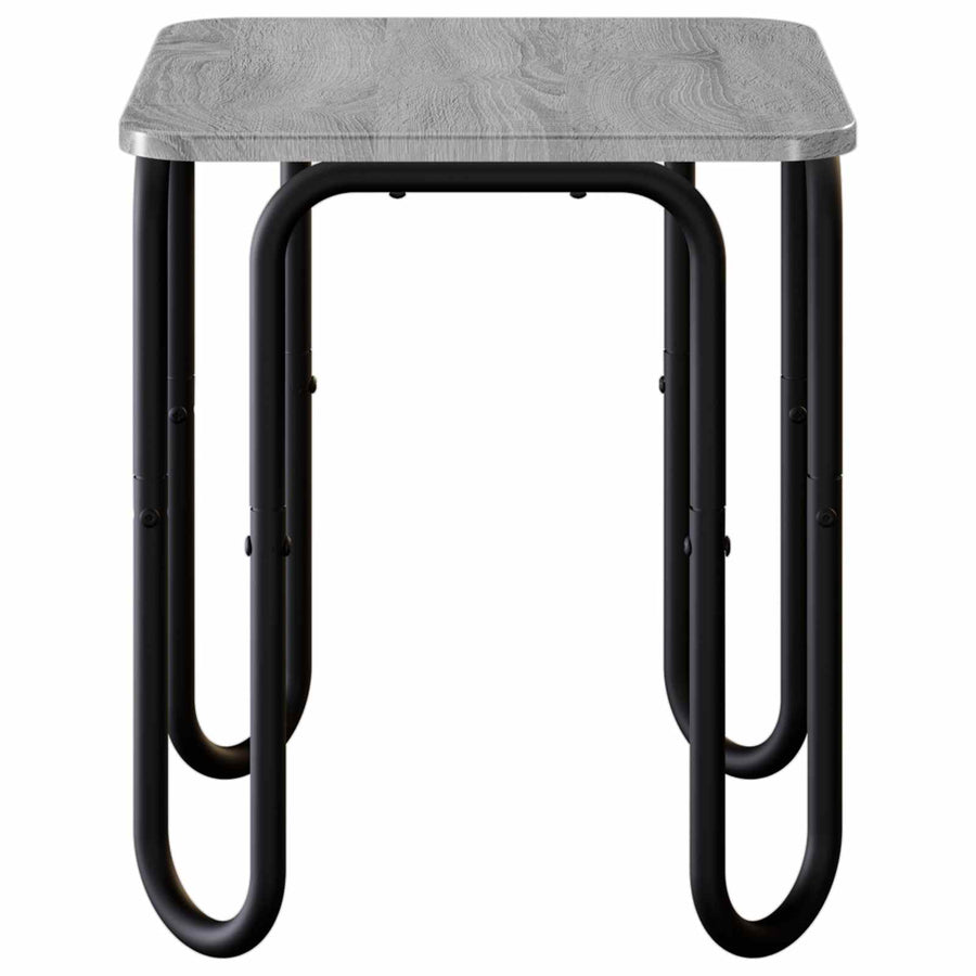 Salontafel Grijs Sonoma 40 x 40 x 45 cm Bewerkt hout