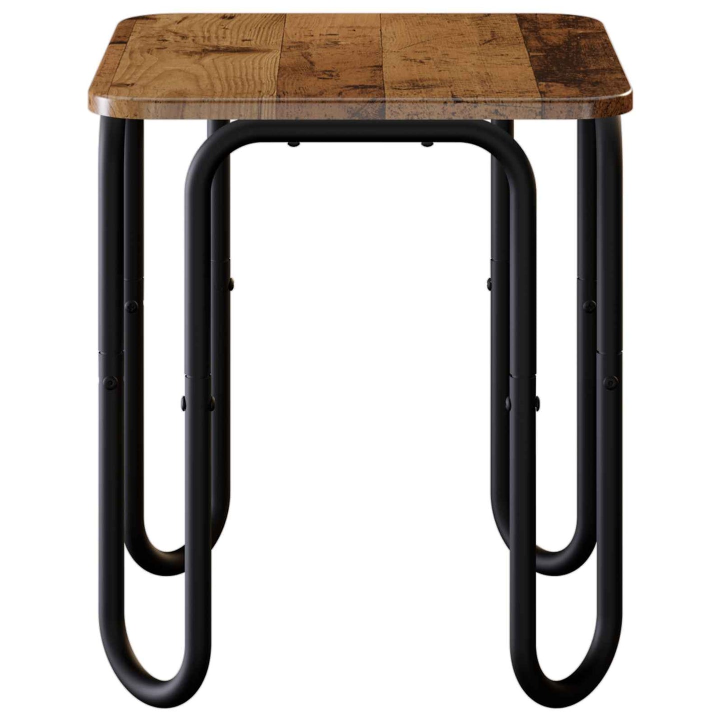 Salontafel Oud hout 40 x 40 x 45 cm Bewerkt hout