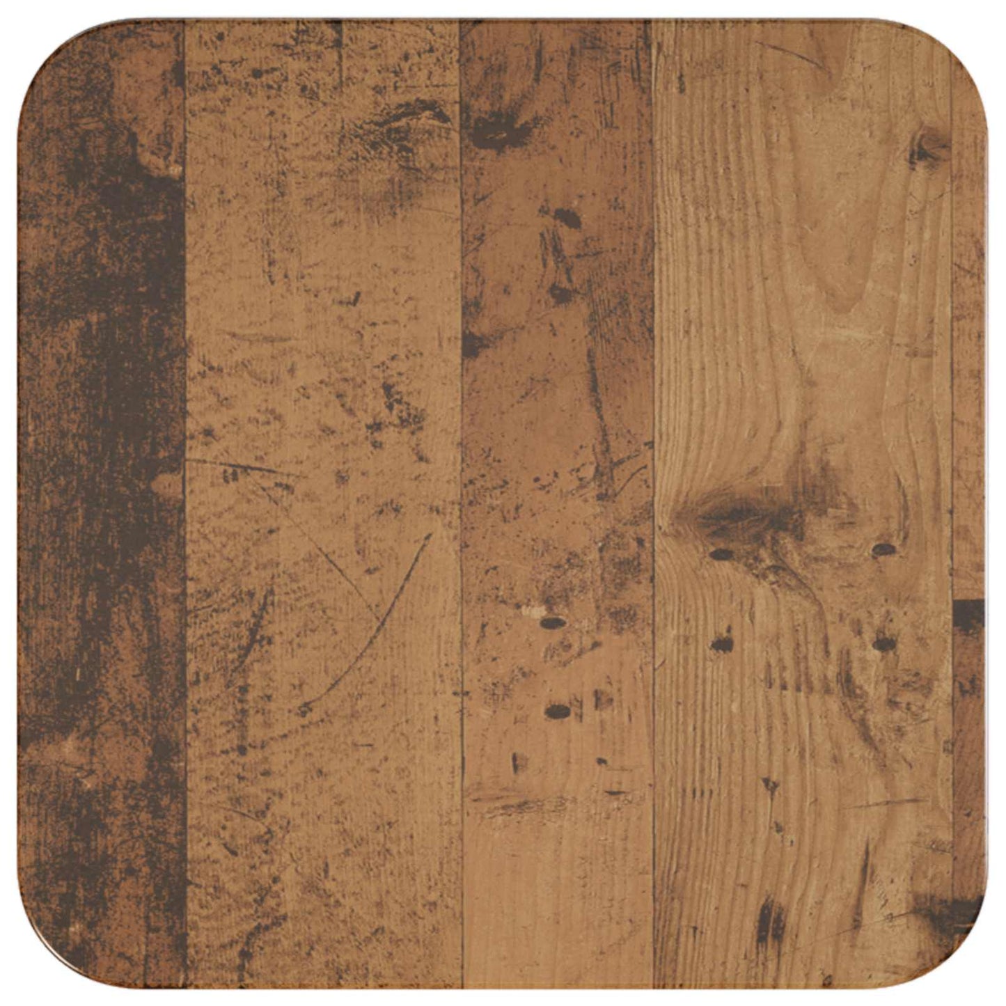Salontafel Oud hout 40 x 40 x 45 cm Bewerkt hout