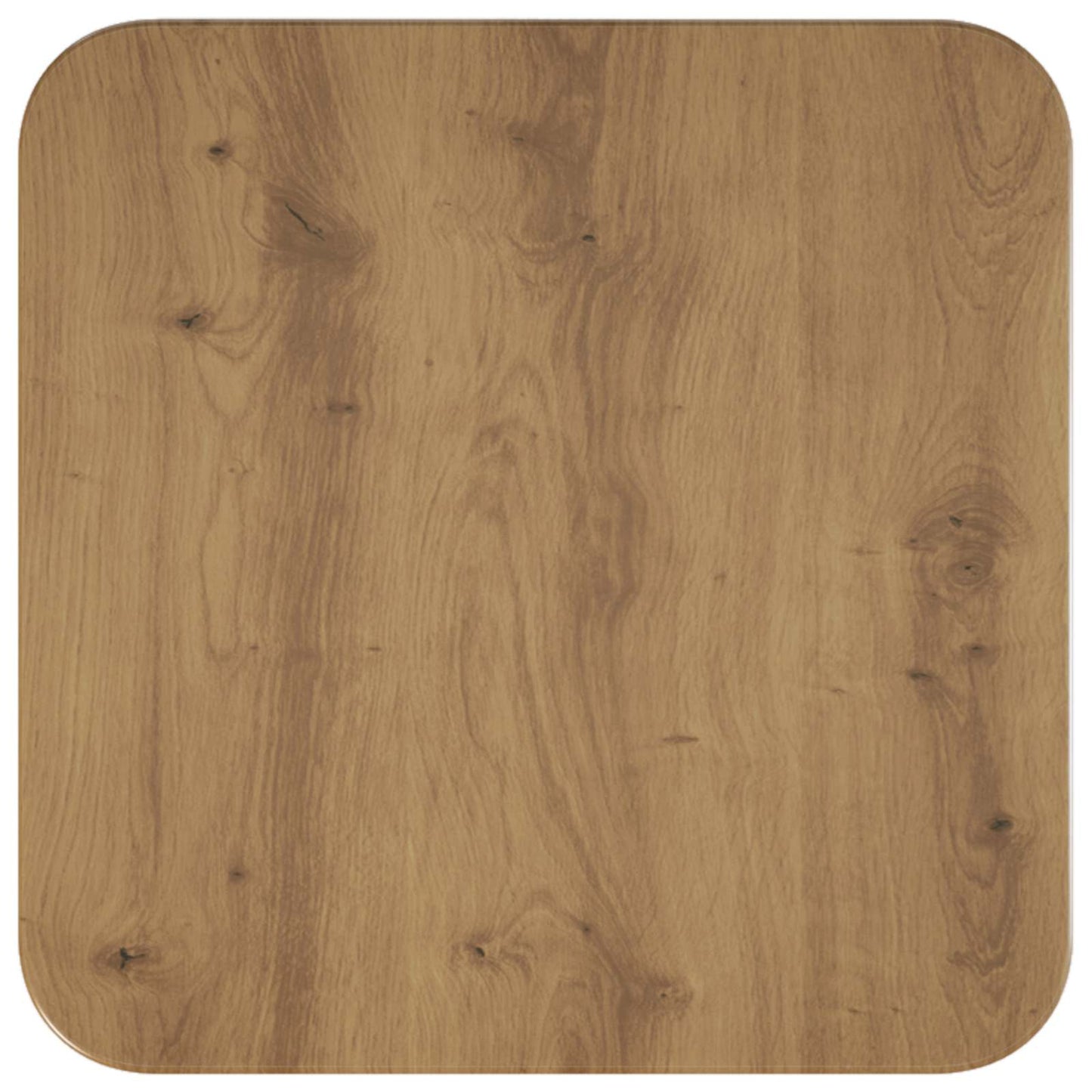 Salontafel Artisanaal eiken 40 x 40 x 45 cm Bewerkt hout