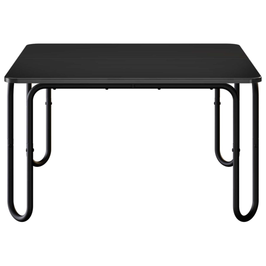 Salontafel Zwart 59 x 59 x 45 cm Bewerkt hout