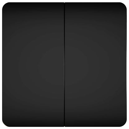 Salontafel Zwart 59 x 59 x 45 cm Bewerkt hout
