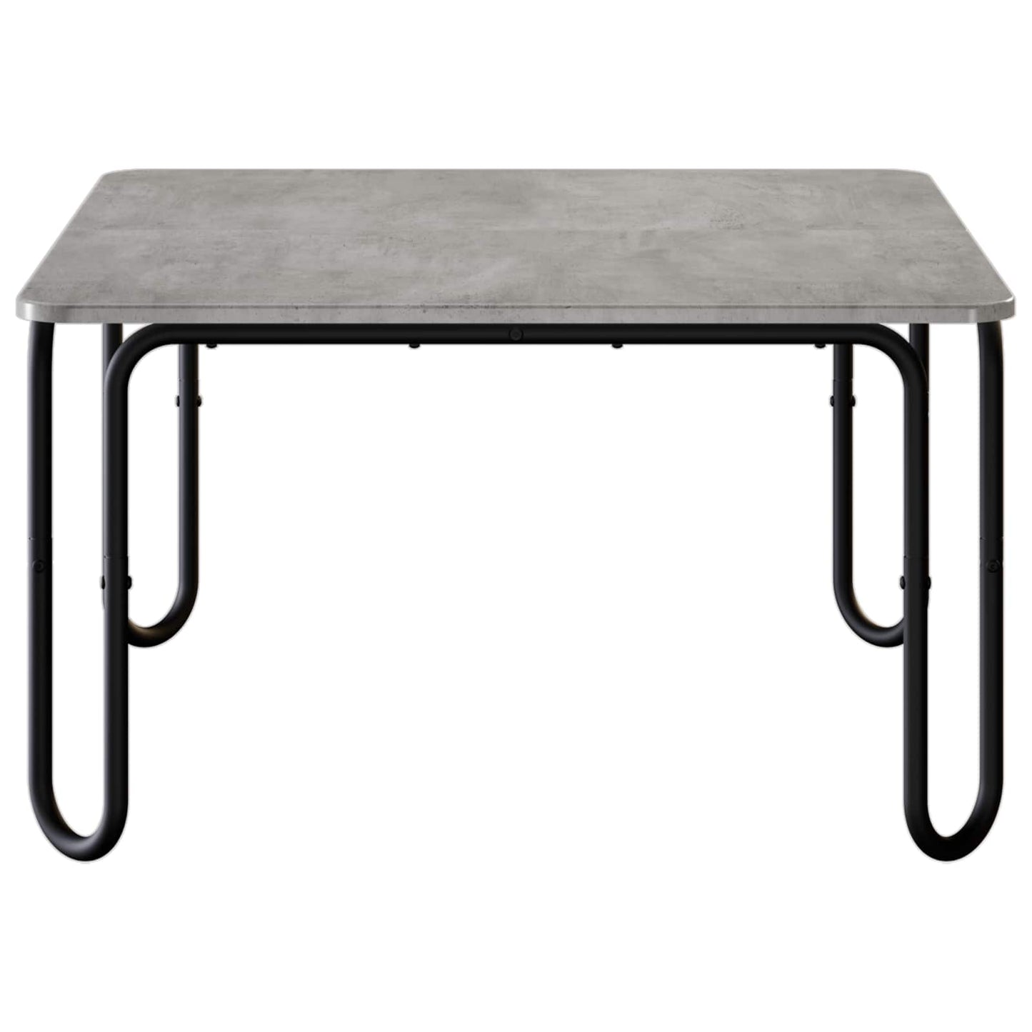 Salontafel Betongrijs 59 x 59 x 45 cm Bewerkt hout