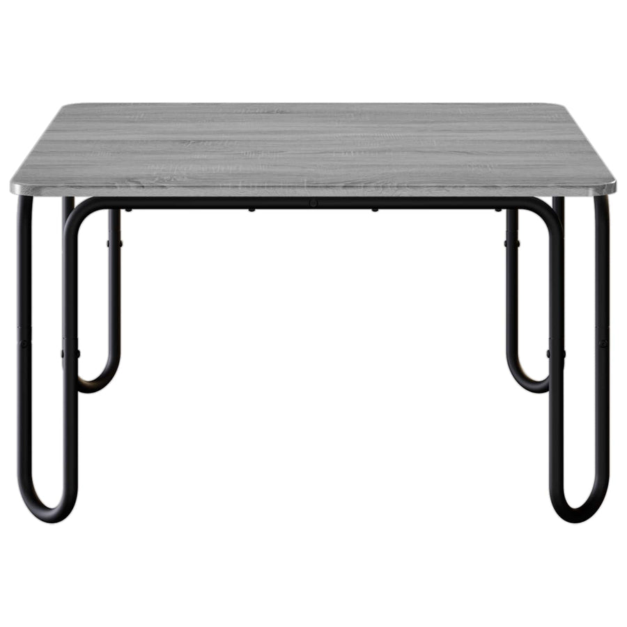 Salontafel Grijs Sonoma 59 x 59 x 45 cm Bewerkt hout