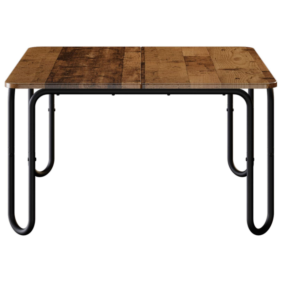 Salontafel Oud hout 59 x 59 x 45 cm Bewerkt hout