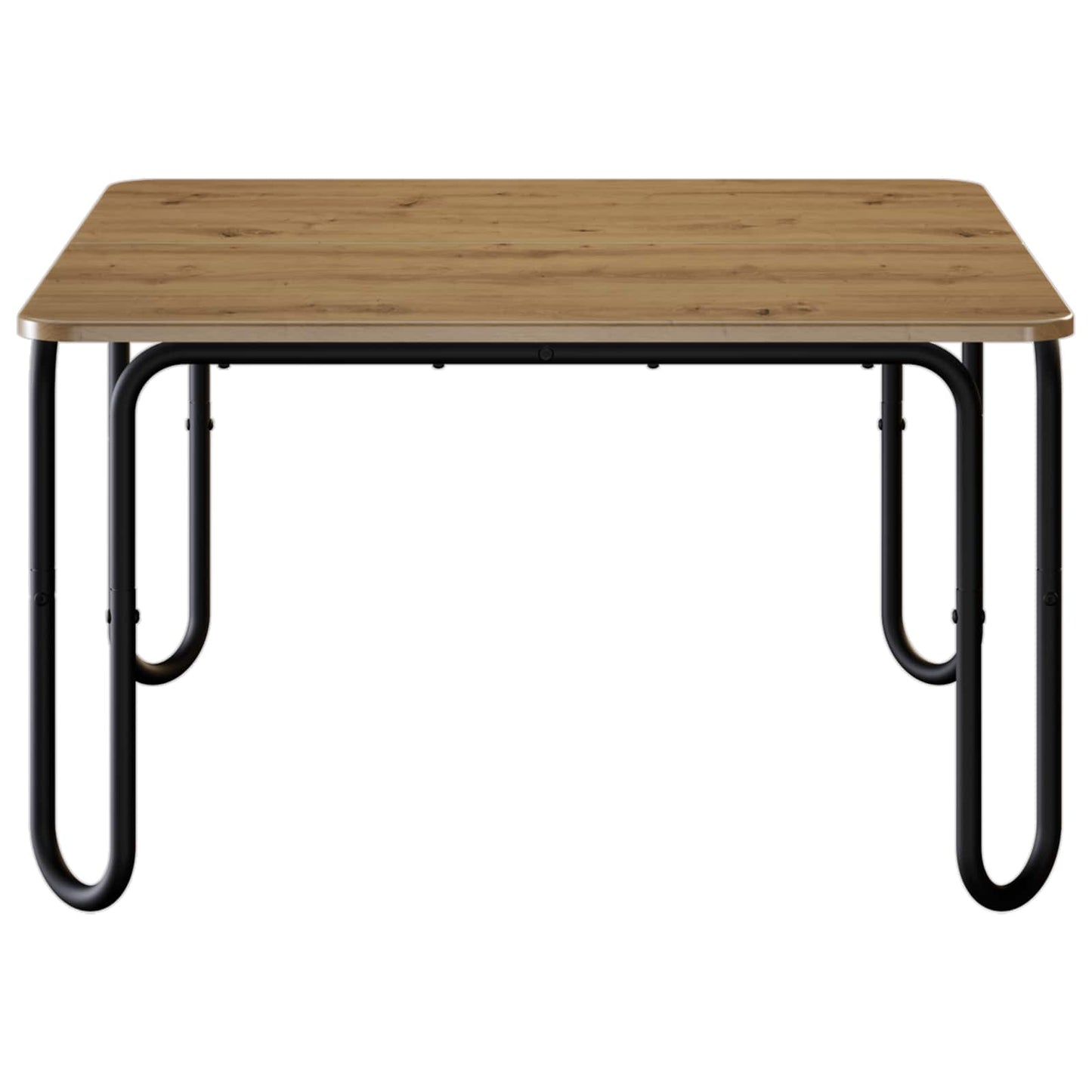 Salontafel Artisanaal eiken 59 x 59 x 45 cm Bewerkt hout