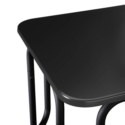 Salontafel Zwart 79,5 x 40 x 36 cm Bewerkt hout