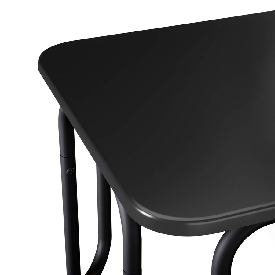 Salontafel Zwart 79,5 x 40 x 36 cm Bewerkt hout