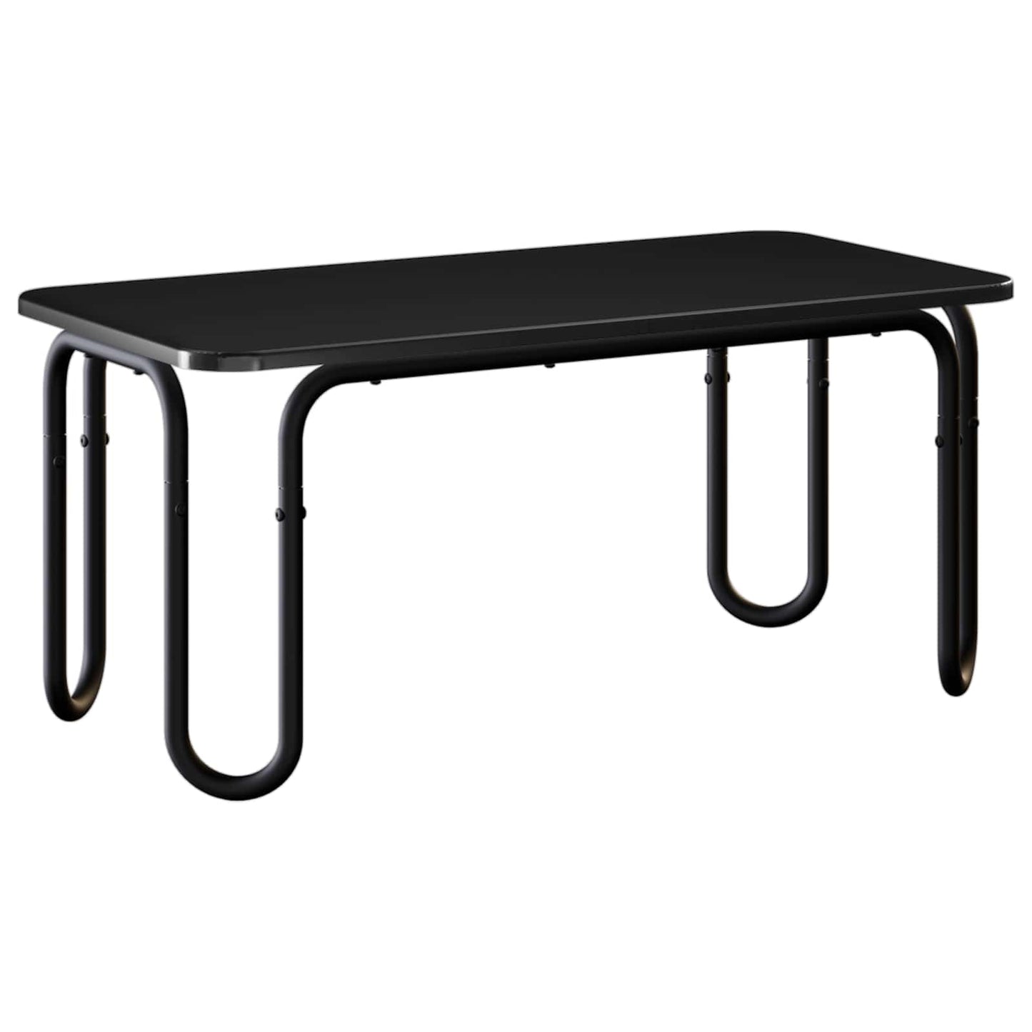 Salontafel Zwart 79,5 x 40 x 36 cm Bewerkt hout