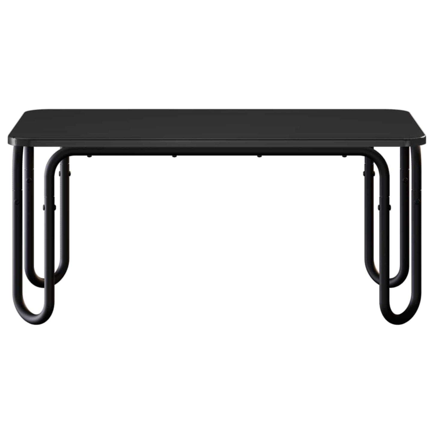 Salontafel Zwart 79,5 x 40 x 36 cm Bewerkt hout