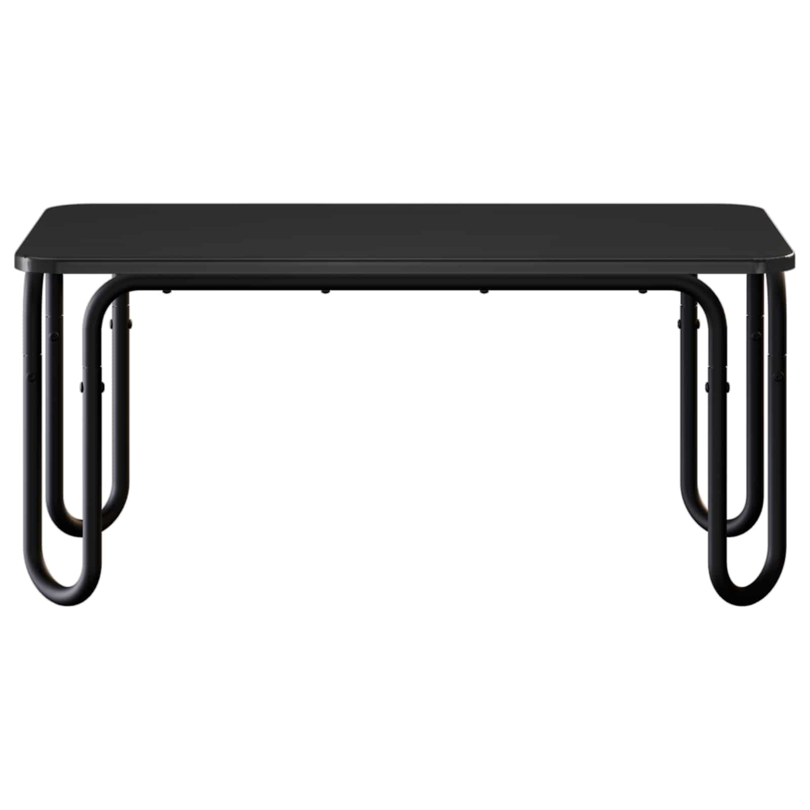 Salontafel Zwart 79,5 x 40 x 36 cm Bewerkt hout