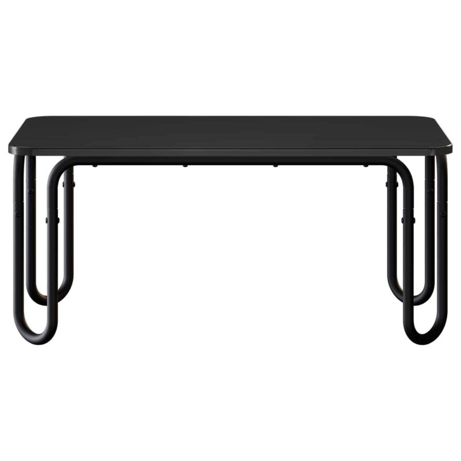 Salontafel Zwart 79,5 x 40 x 36 cm Bewerkt hout