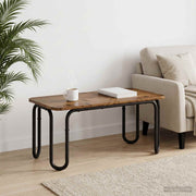 Salontafel 79,5x40x36 cm oud hout