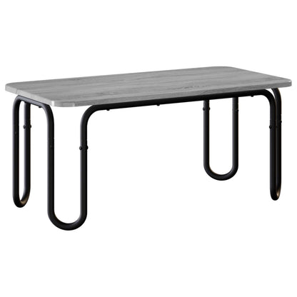 Salontafel Grijs Sonoma 100 x 50 x 45 cm Bewerkt hout