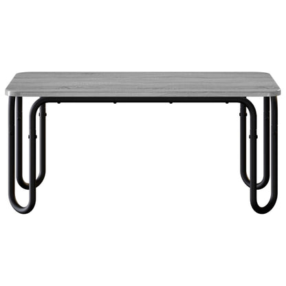 Salontafel Grijs Sonoma 100 x 50 x 45 cm Bewerkt hout