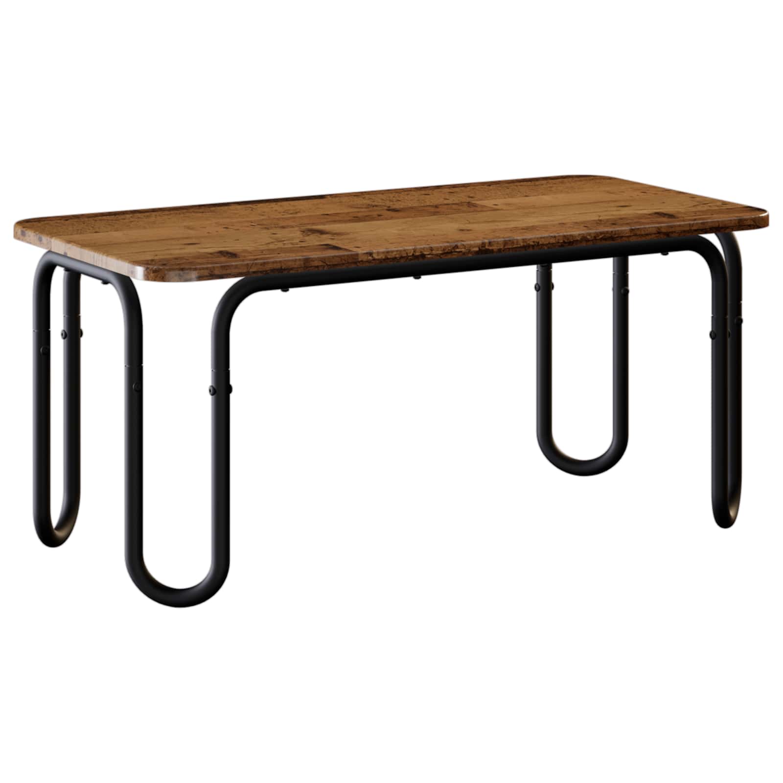 Salontafel Oud hout 100 x 50 x 45 cm Bewerkt hout