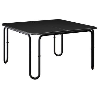 Salontafel Zwart 79,5 x 79,5 x 45 cm Bewerkt hout
