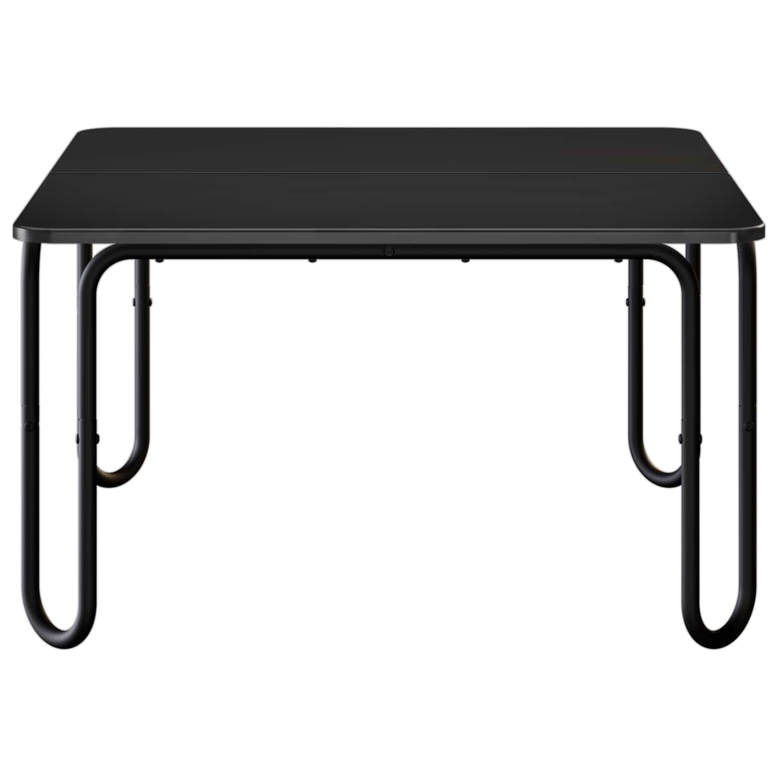 Salontafel Zwart 79,5 x 79,5 x 45 cm Bewerkt hout