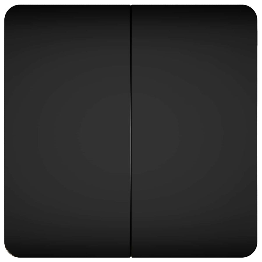 Salontafel Zwart 79,5 x 79,5 x 45 cm Bewerkt hout