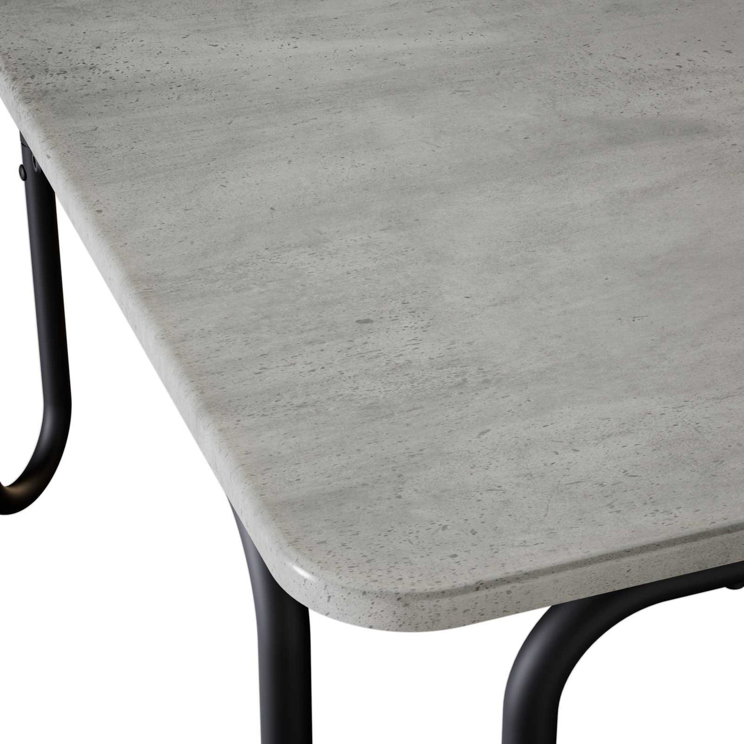 Salontafel Betongrijs 79,5 x 79,5 x 45 cm Bewerkt hout
