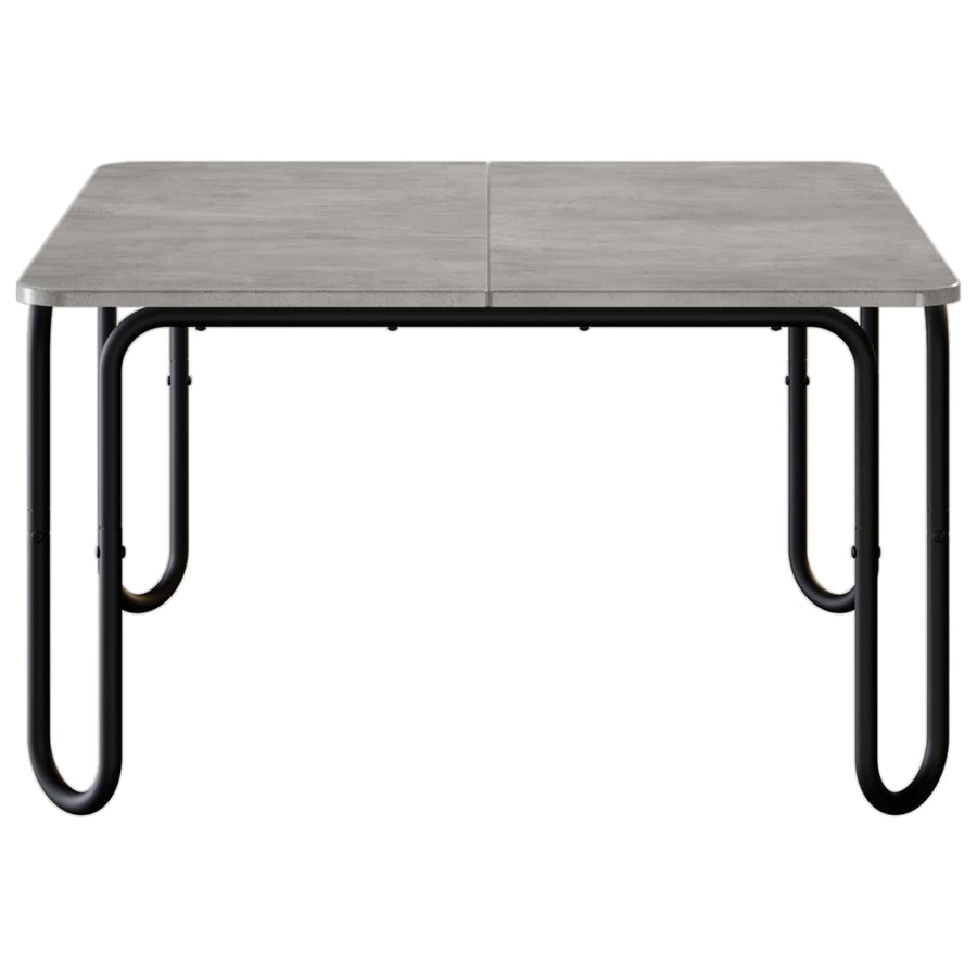 Salontafel Betongrijs 79,5 x 79,5 x 45 cm Bewerkt hout