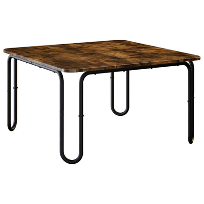 Salontafel Gerookt eiken 79,5 x 79,5 x 45 cm Bewerkt hout