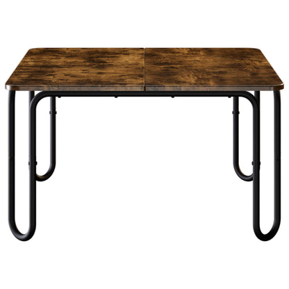 Salontafel Gerookt eiken 79,5 x 79,5 x 45 cm Bewerkt hout