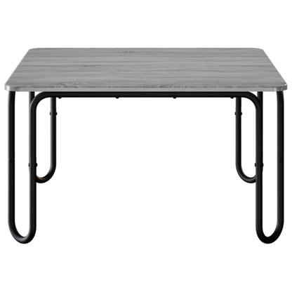 Salontafel Grijs Sonoma 79,5 x 79,5 x 45 cm Bewerkt hout