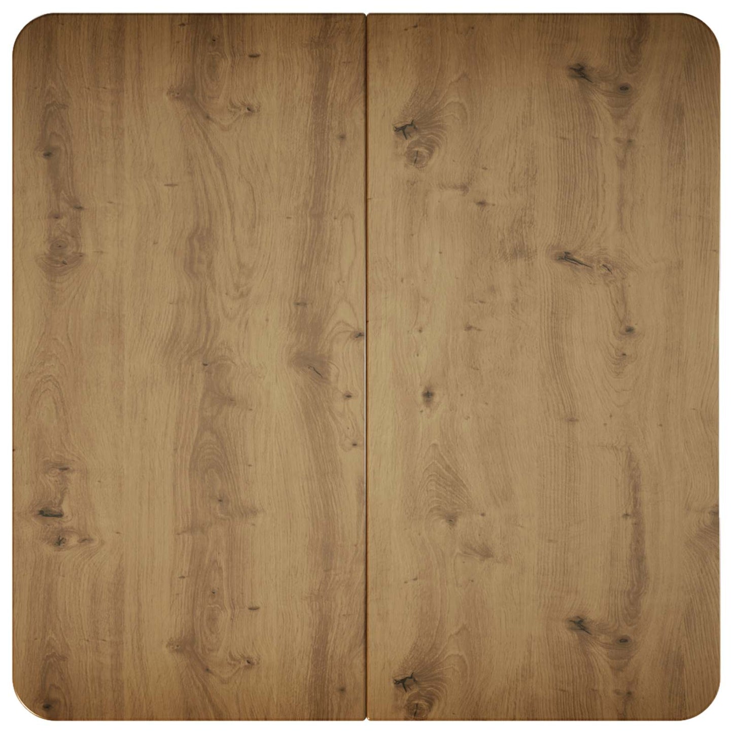 Salontafel Artisanaal eiken 79,5 x 79,5 x 45 cm Bewerkt hout