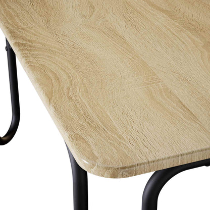Salontafel Sonoma Eiken 100 x 100 x 45 cm Bewerkt hout