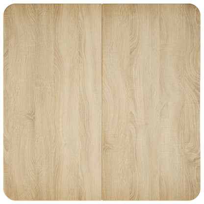 Salontafel Sonoma Eiken 100 x 100 x 45 cm Bewerkt hout