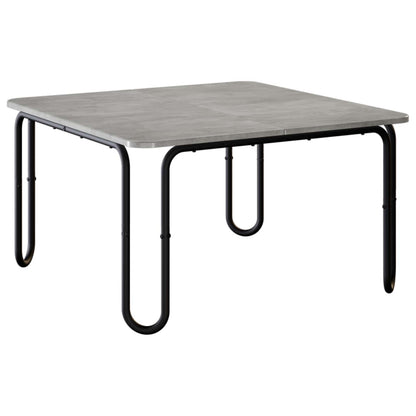 Salontafel Betongrijs 100 x 100 x 45 cm Bewerkt hout