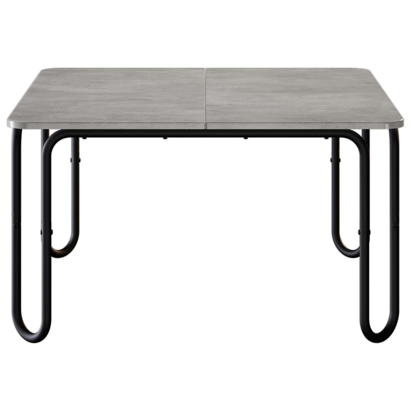 Salontafel Betongrijs 100 x 100 x 45 cm Bewerkt hout