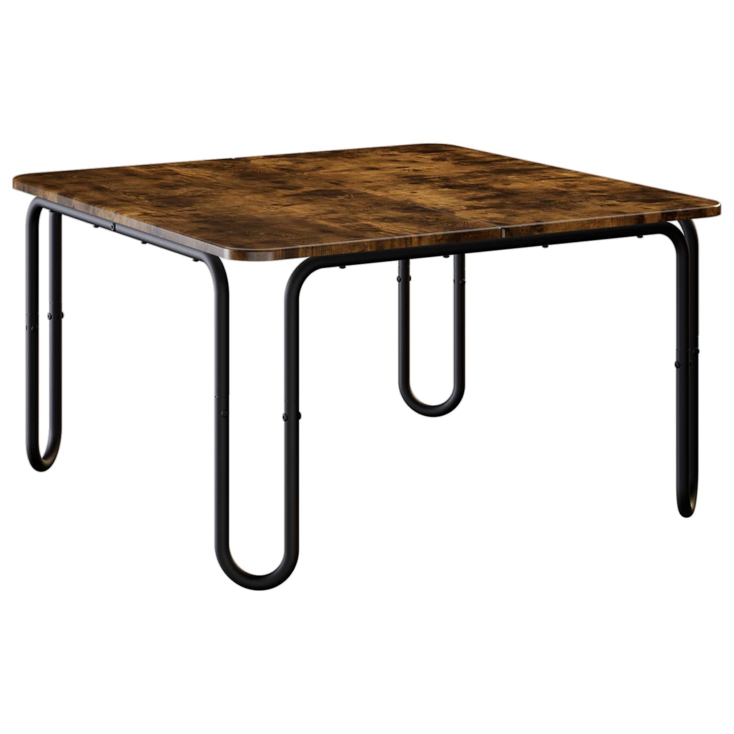 Salontafel Gerookt eiken 100 x 100 x 45 cm Bewerkt hout