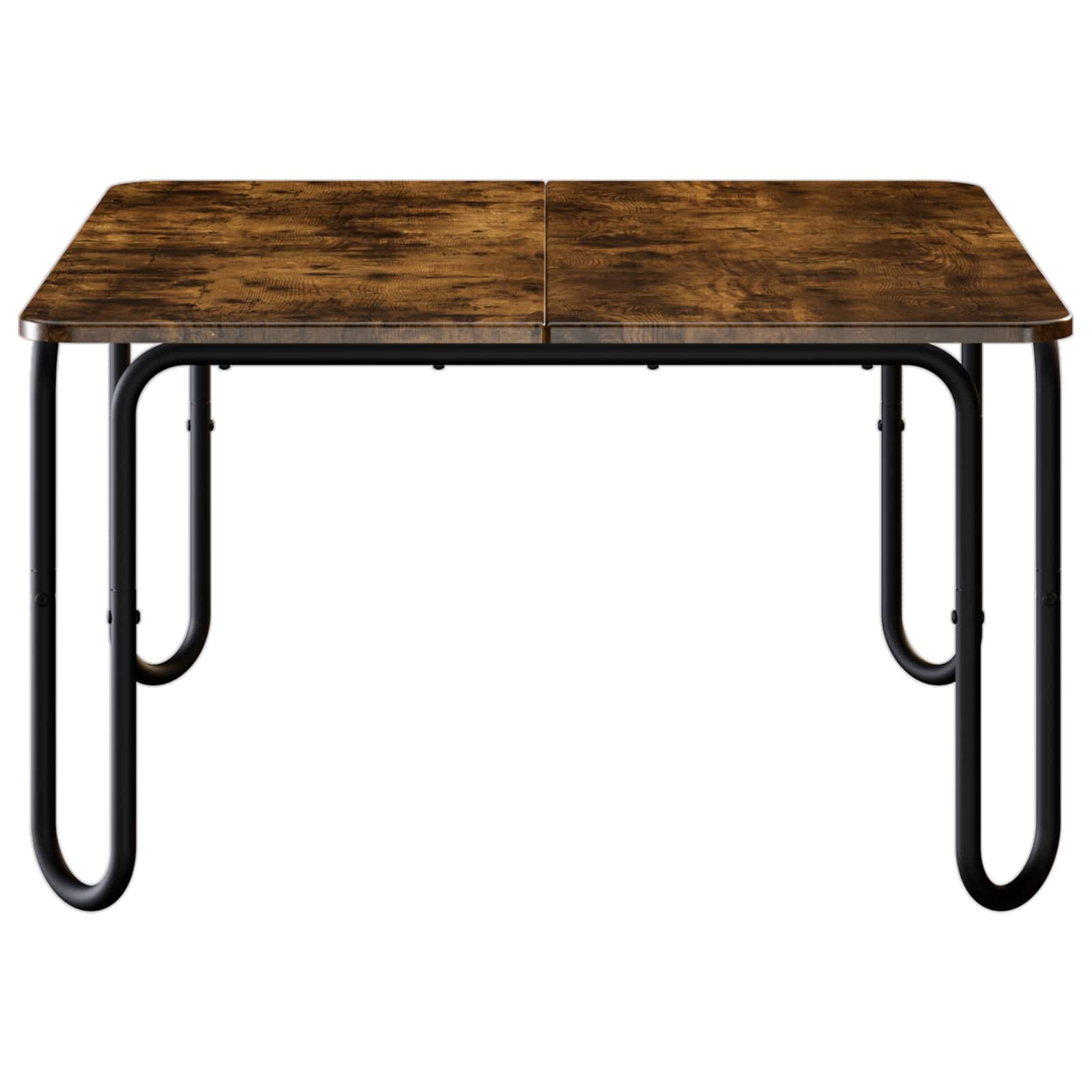 Salontafel Gerookt eiken 100 x 100 x 45 cm Bewerkt hout
