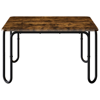 Salontafel Gerookt eiken 100 x 100 x 45 cm Bewerkt hout