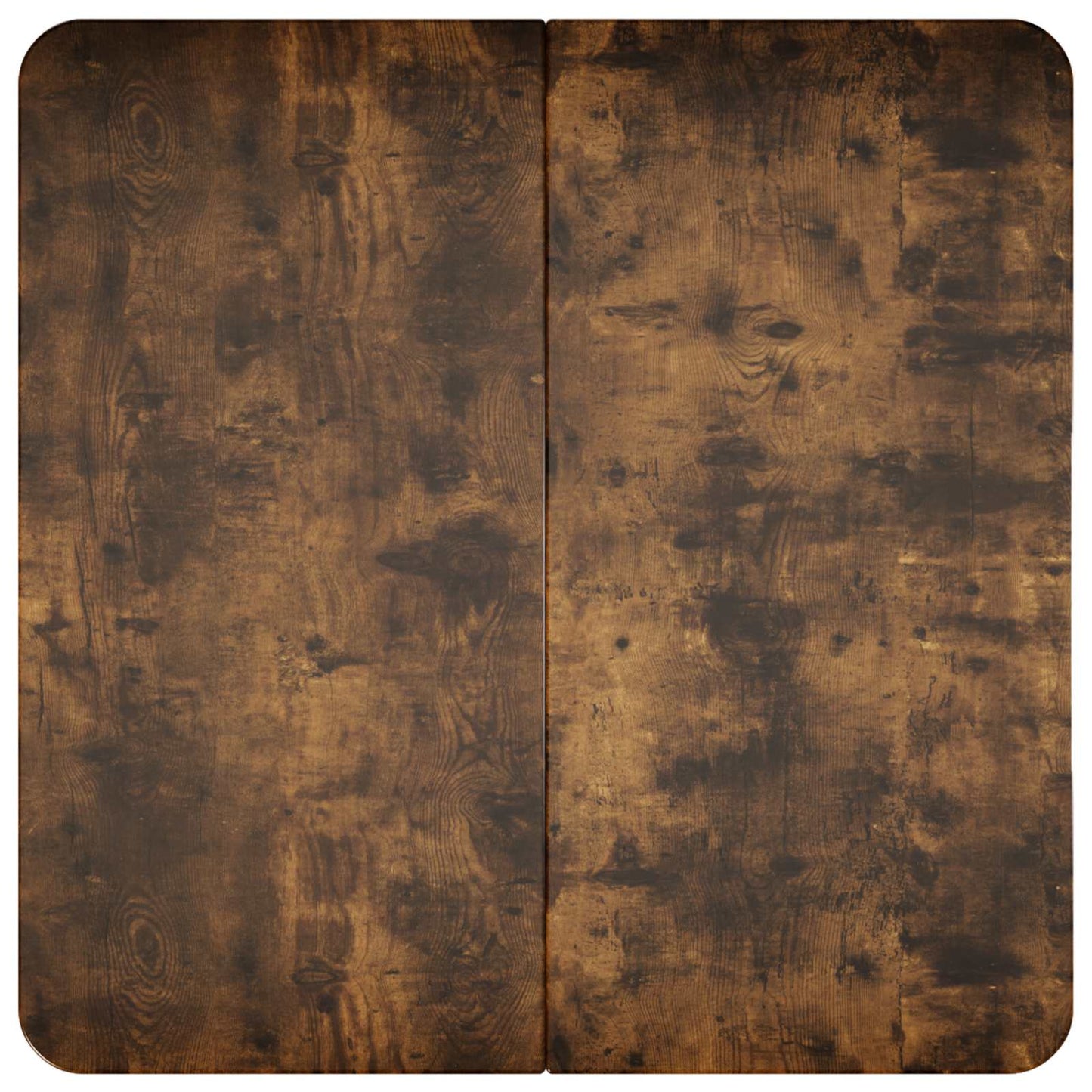 Salontafel Gerookt eiken 100 x 100 x 45 cm Bewerkt hout