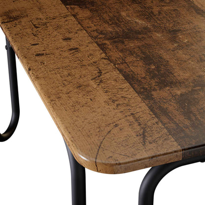 Salontafel Oud hout 100 x 100 x 45 cm Bewerkt hout