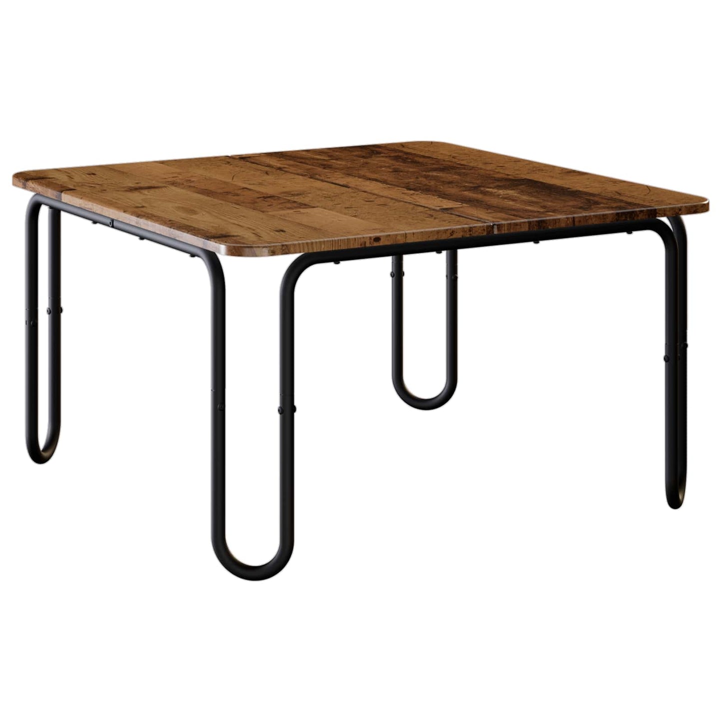 Salontafel Oud hout 100 x 100 x 45 cm Bewerkt hout