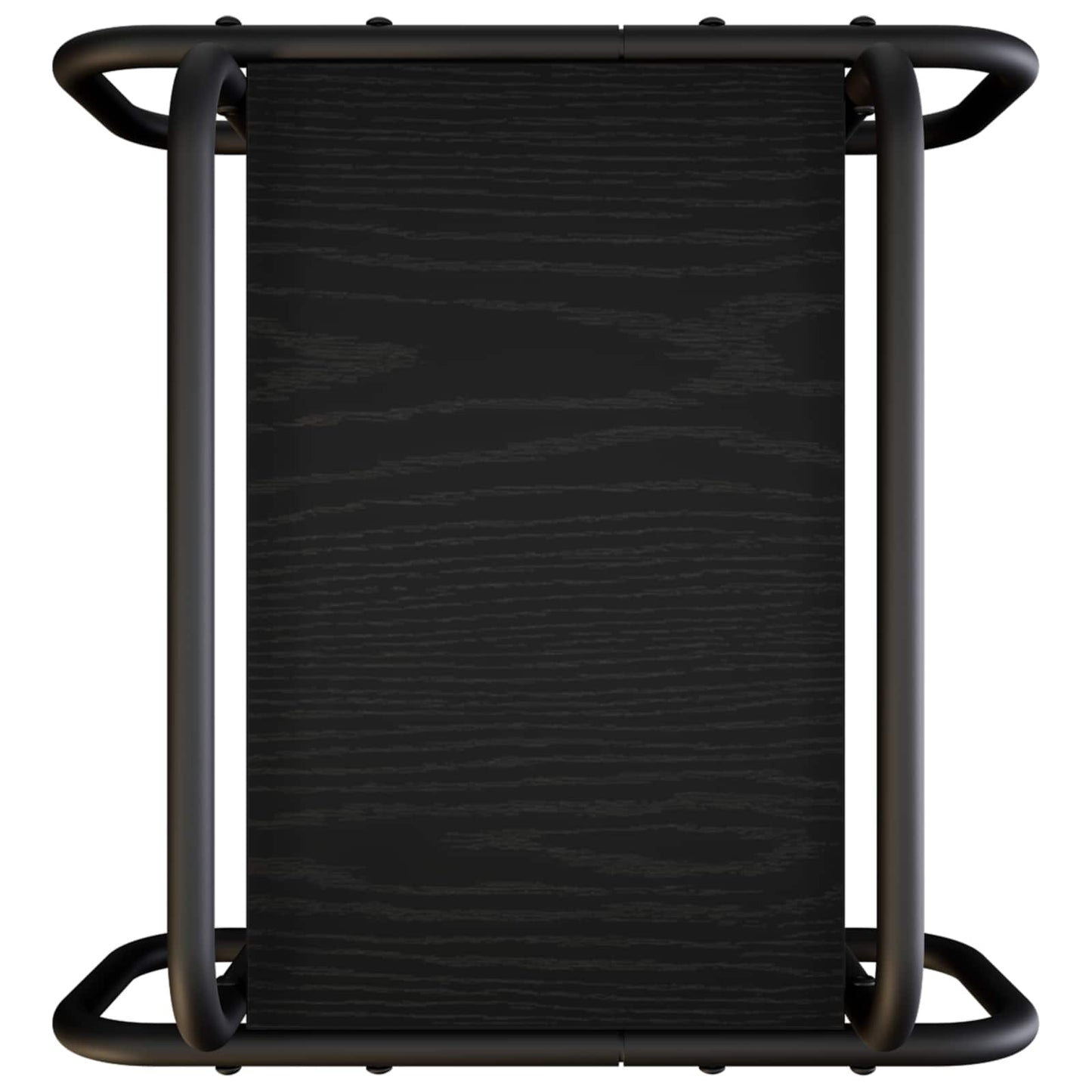 Salontafel Zwart eiken 40 x 40 x 51 cm Bewerkt hout