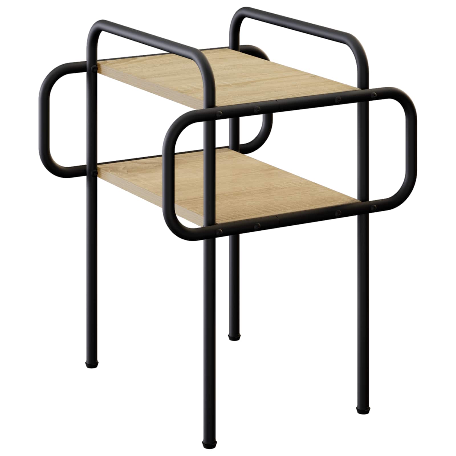 Salontafel Sonoma Eiken 40 x 40 x 51 cm Bewerkt hout