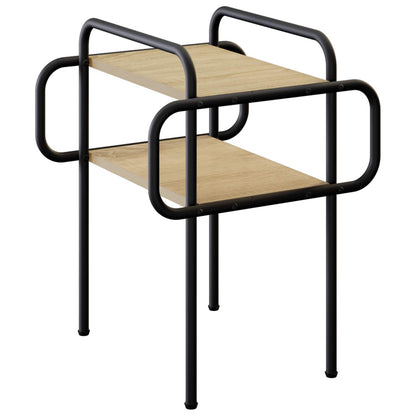 Salontafel Sonoma Eiken 40 x 40 x 51 cm Bewerkt hout