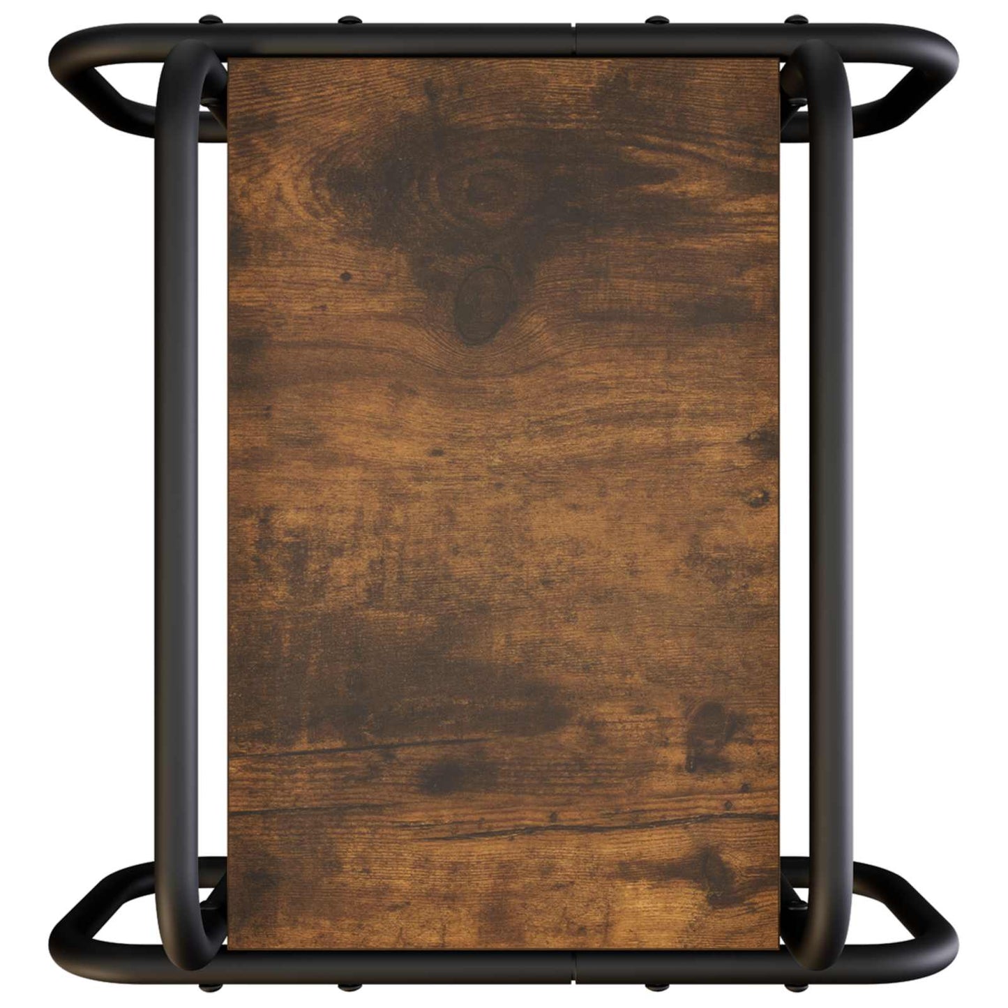 Salontafel Gerookt eiken 40 x 40 x 51 cm Bewerkt hout