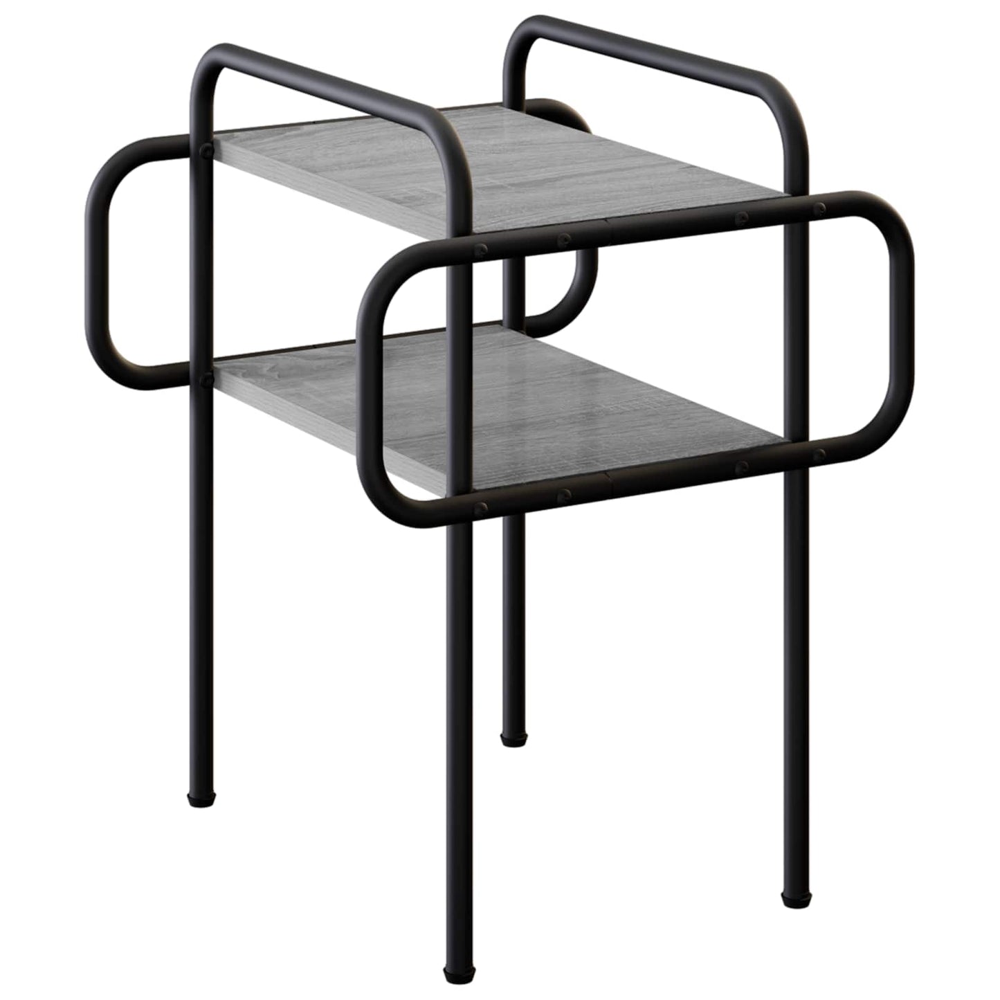 Salontafel Grijs Sonoma 40 x 40 x 51 cm Bewerkt hout
